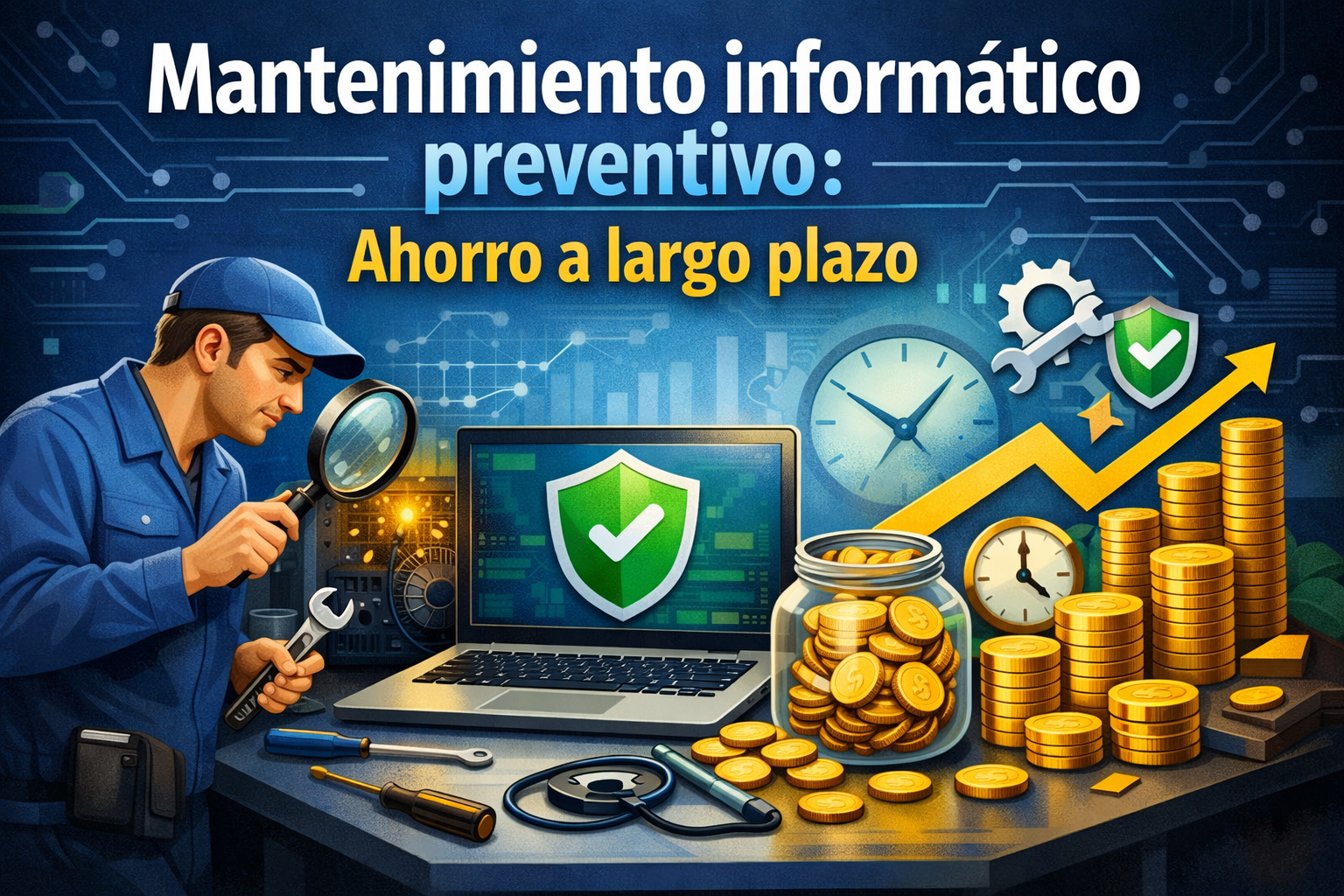 Mantenimiento informático preventivo: Ahorro a largo plazo