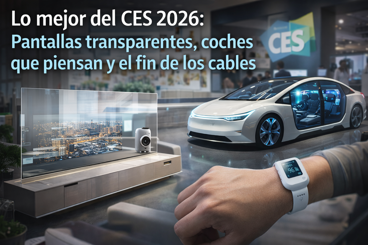 Lo mejor del CES 2026: pantallas transparentes, coches que piensan y el fin de los cables