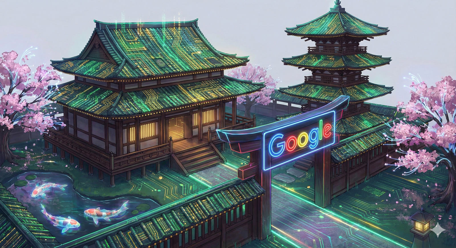 Expansión de Google en Japón (Sakana AI)