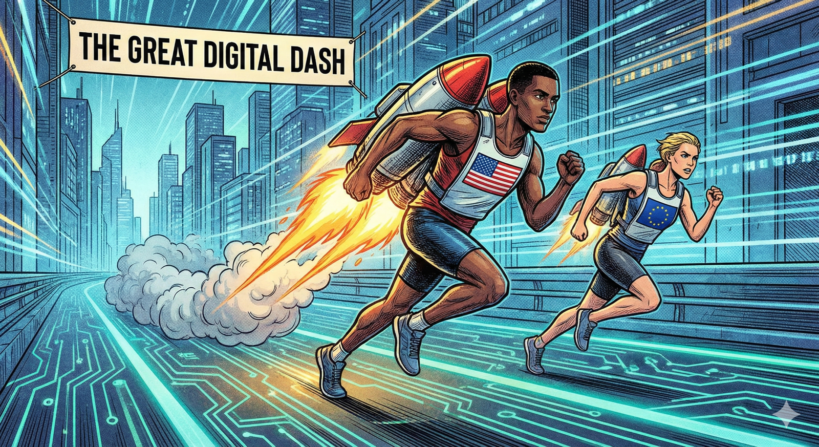 Liderazgo de EE.UU. frente a Europa